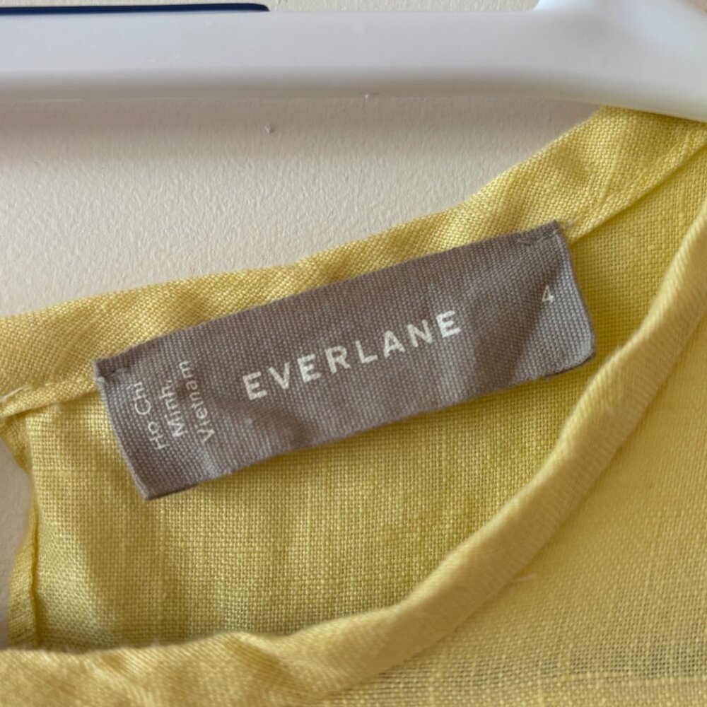 Everlane The Linen Open-Back Dress - Picture 8 of 10
